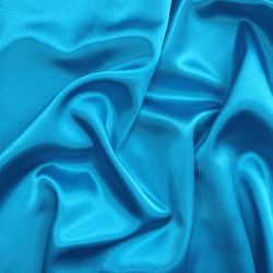 *Ткань Атлас-сатин, цвет Голубой (на отрез)  в Реутове