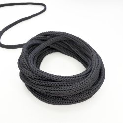 Шнур для одежды d-4.5мм, цвет Серый (на отрез)  в Реутове
