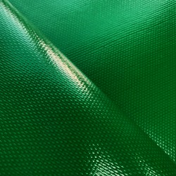 Ткань ПВХ 600 гр/м2 плотная, Зелёный (Ширина 150см), на отрез  в Реутове