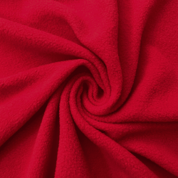 Флис Односторонний 130 гр/м2, цвет Красный (на отрез)  в Реутове