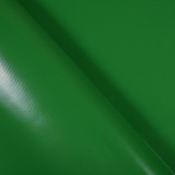 Тентовый материал ПВХ 450 гр/м2, Зелёный (Ширина 160см), на отрез  в Реутове, 450 г/м2, 799 руб