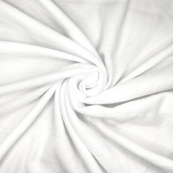 Флис Односторонний 130 гр/м2, цвет Белый (на отрез)  в Реутове