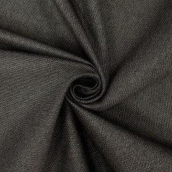 Ткань Рогожка (мебельная), цвет Тёмно-Серый (на отрез)  в Реутове
