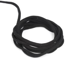 Шнур для одежды 4,5 мм, цвет Чёрный (на отрез)  в Реутове