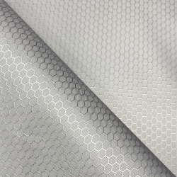 Ткань Оксфорд 300D PU Рип-Стоп СОТЫ, цвет Светло-Серый (на отрез)  в Реутове