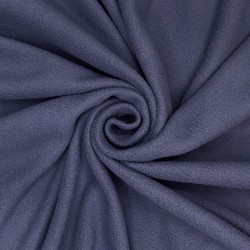 Ткань Флис Односторонний 130 гр/м2, цвет Темно-серый (на отрез)  в Реутове