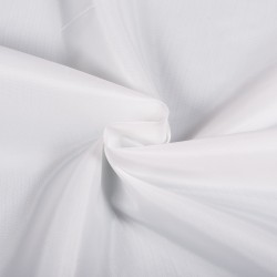 Ткань подкладочная Таффета 190Т, цвет Белый (на отрез)  в Реутове