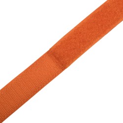 Контактная лента 25мм  Оранжевый (велькро-липучка, на отрез)  в Реутове