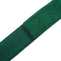 Контактная лента 40мм (38мм)  Зелёный (велькро-липучка, на отрез)  в Реутове