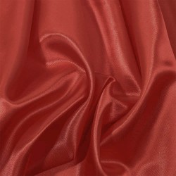 Ткань Атлас-сатин, цвет Красный (на отрез)  в Реутове