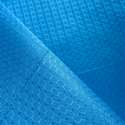 Ткань Оксфорд 300D PU Рип-Стоп СОТЫ, цвет Голубой (на отрез)  в Реутове
