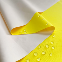 Водонепроницаемая Дышащая Мембранная ткань PU 10'000, цвет Жёлтый (на отрез)  в Реутове