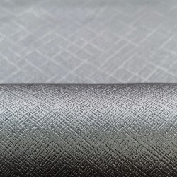 Ткань Блэкаут для штор светозатемняющая 100% &quot;Орнамент Серый&quot; (на отрез)  в Реутове